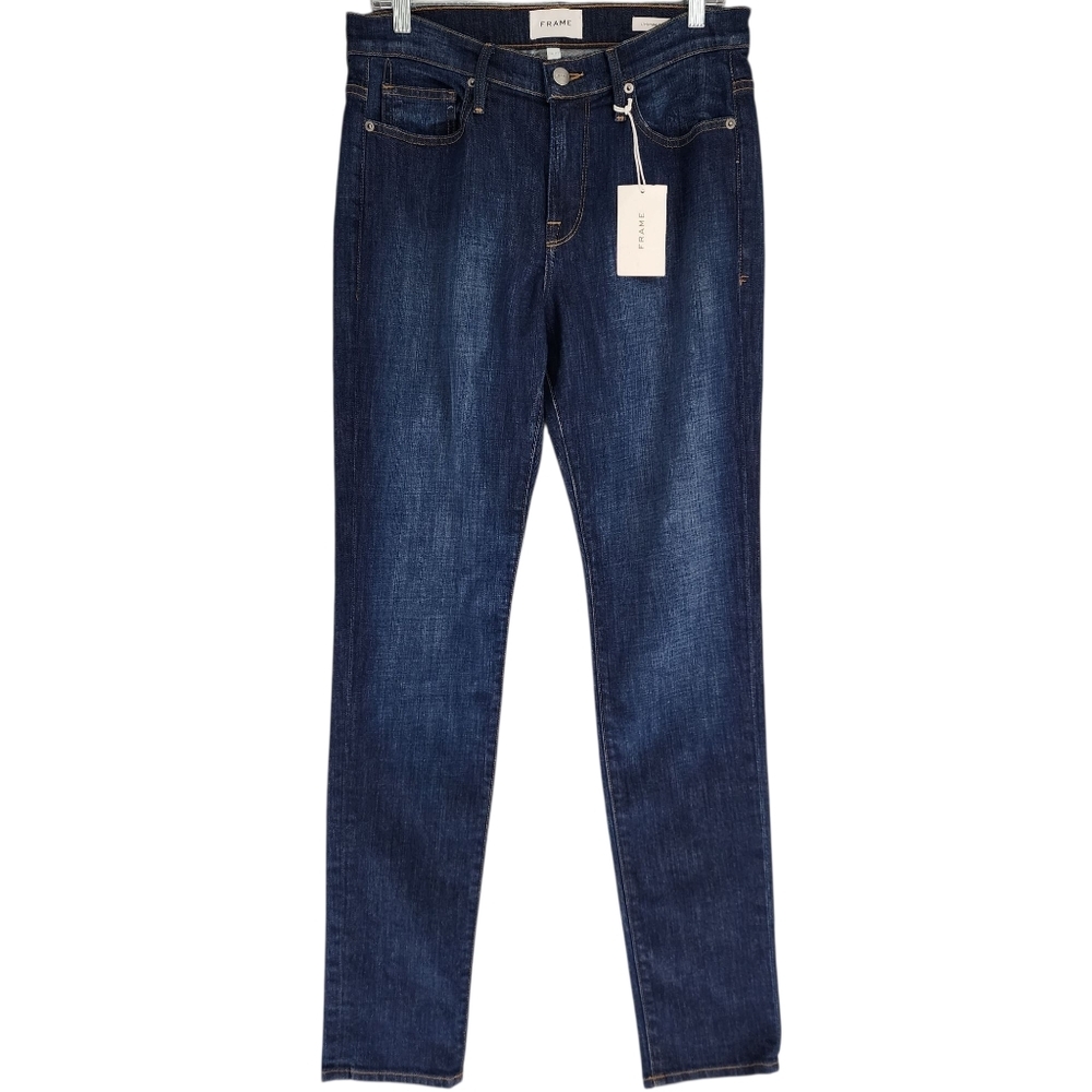Frame Denim L'Homme Athletic Mid-Rise Slim Fit Jeans In Watertown - Picture 2 of 8